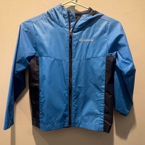 Columbia Kids Blue and Navy Raincoat